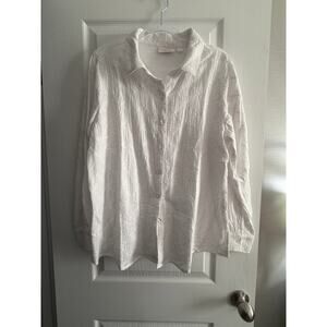 NWOT Bellisima by Kim Gravel cotton shirt
